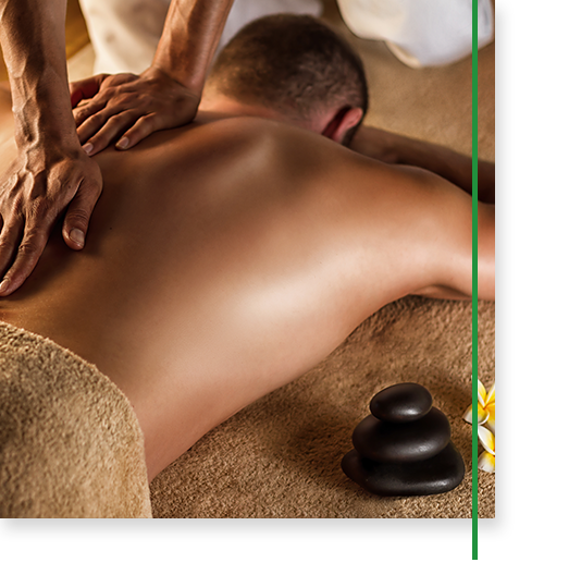 Man getting massage